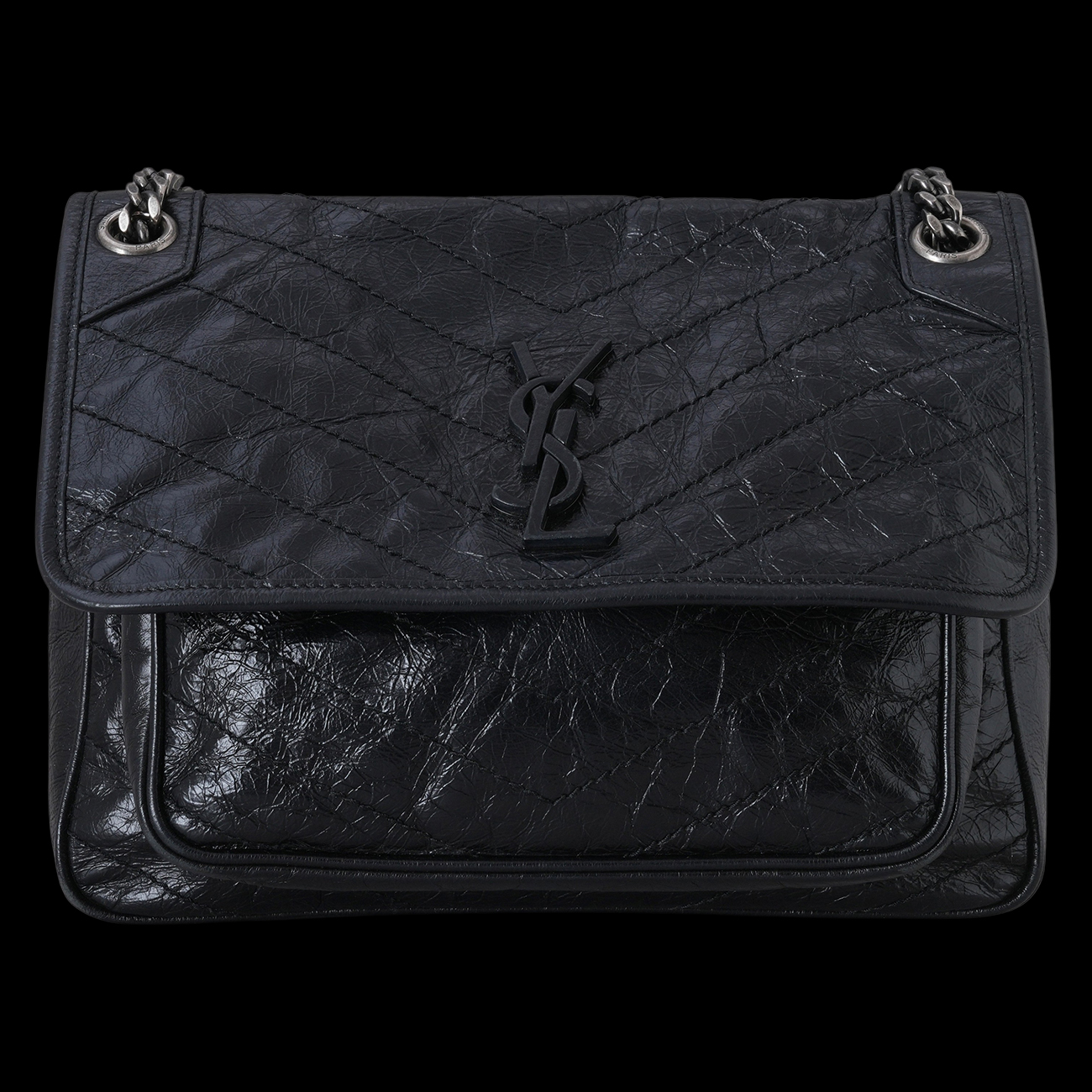 YVES SAINT LAURENT(USED)생로랑 498894 니키 미디움 체인 백